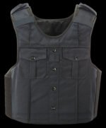 Black Tactical Vest Outer Carrier – Durable MOLLE Police & Security Vest