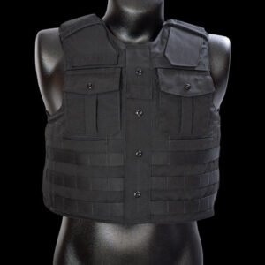 Patrol Outer Vest Carrier – Midnight Black Tactical Duty Vest